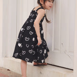 Black Heart Sleeveless Dress